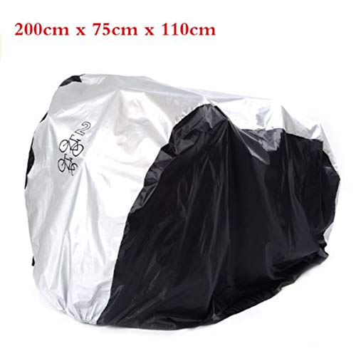 Wallfire Housse de vélo, Housse de Protection Contre Les intempéries Universelle imperméable Anti-poussière extérieure pour vélo - Image 4