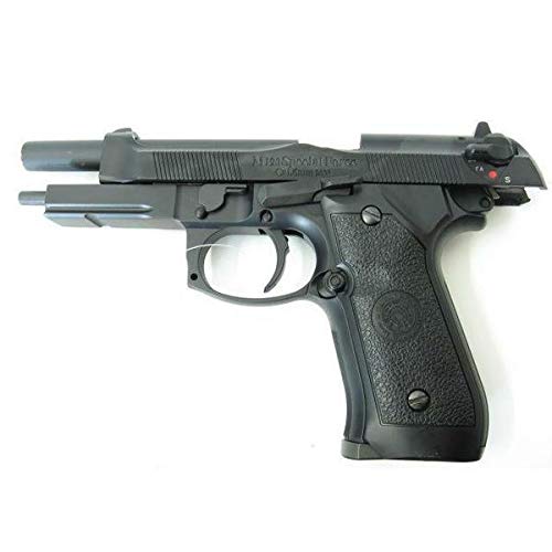 H F C Softair 0,9 Joule Pistola Half Metal RAFFICA Nera (HG 190R)