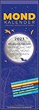 Mondkalender 2023 - Streifen-Kalender 14,85x42 cm - Wandplaner - mit 100-jährigem Kalender - viele praktische Tipps - Mond-Kalender - Alpha Edition - Herausgeber: ALPHA EDITION 