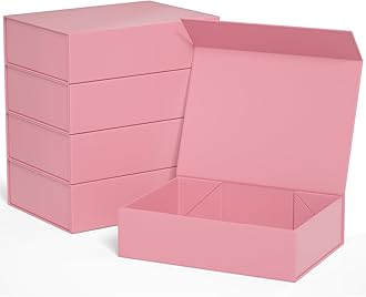 Pink Gift Boxes 11.9" x 8.5" x 3.3" with Magnetic Closure Lid Gift Box for Presents,Bridesmaid Gifts Boxe,Cute Boxes,Birthday Gift Box,Luxury for Gift Packaging, Magnetic Gift Boxe for Wrapping Gifts