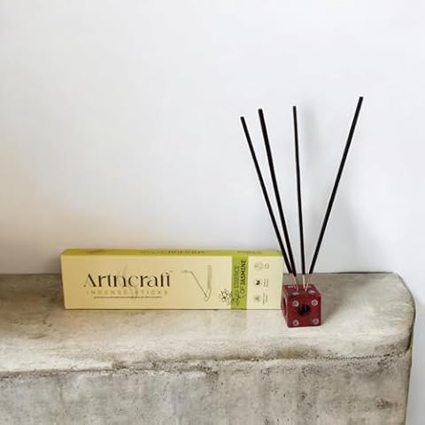 ARTNCRAFT Incense Sticks Jasmine Made from Flowers Natural Product Essence of Jasmine Cover