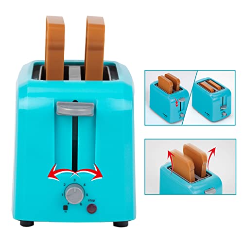 Theo Klein Bosch Toaster mit mechanischer Toastfunktion I Inklusive 2 Scheiben Spielzeugtoast I Maße: 15 cm x 12 cm x 10,5 cm I Spielzeug für Kinder ab 3 Jahren