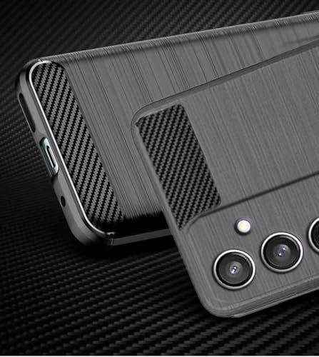 Image of Soft Flexible Hybrid Armor Back Case Compatible with Vivo T4x 5G / iQOO Z10x 5G -Black