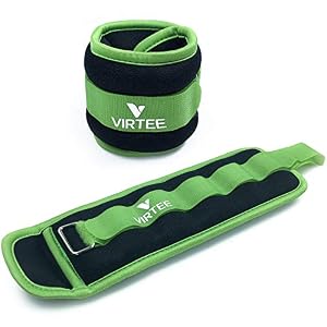 VIRTEE Knöchel-/Handgelenkgewichte Set Grün