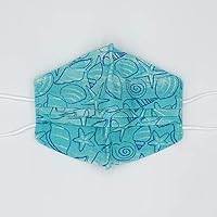 Algopix Similar Product 6 - 100 Cotton Seashell Fabric Face