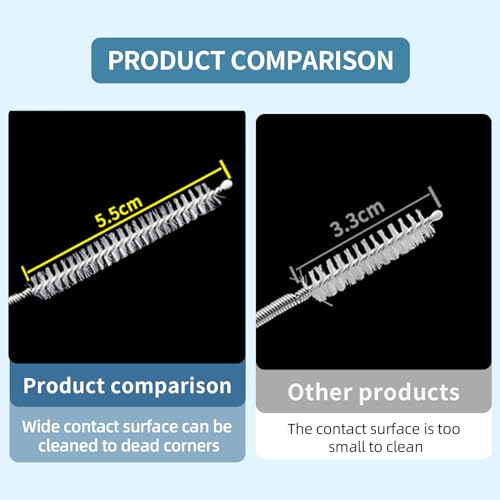 5 Stück Kühlschrank Abflussloch Reinigungsset,Kühlschrank Abfluss Reinigung,Rohrreinigungsbürste,Wiederverwendbar Abflussreiniger Schlauchbürste,Reinigungsbürste für Kühlschrank Reinigungswerkzeug