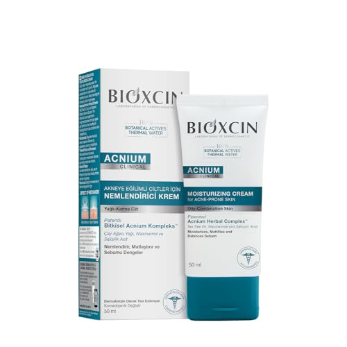 Bioxcin Acnium Sebum Dengeleyici Nemlendirici Krem 50 ml – Yağlı ve Akneye Eğilimli Ciltler İçin Hafif Nemlendirici