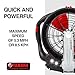 Yamaha Seascooter SeaJet- Underwater Dive SeaScooter, Quick and Powerful Rotor with 3 Speed Control, Compact & Easy to use, Black/Red (YME22320)