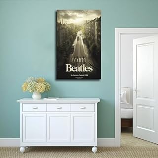 Poster légendaire du groupe de rock The Beatles - Décoration murale pour salon, chambre à coucher - Style cadre - 50 x 75 cm – Image 4
