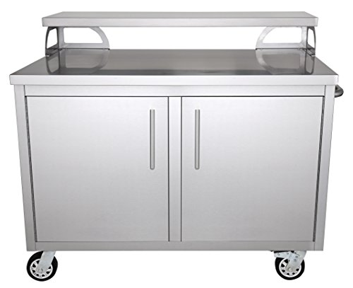 Portable Stainless Steel Outdoor Kitchen Cabinet & Patio Bar