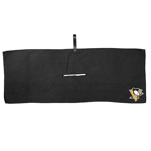Team Golf NHL Pittsburgh Penguins Microfiber Golf Towel, 16x40 (Multicolor)