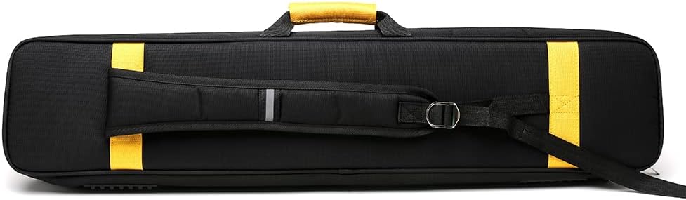 TROUFY Backpack 4x4 Pool Cue Case Yellow for Carrying 4 Pool Cue Sticks,Pool Queue Case (Black) : Sports & Outdoors