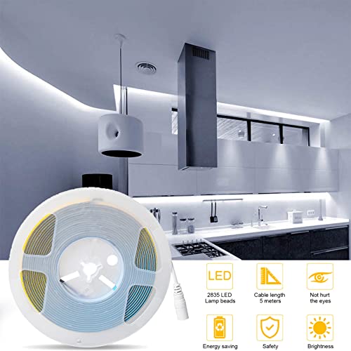 Smart WiFi Cob Led Strip Light Cool White 6000K DC12V 5A