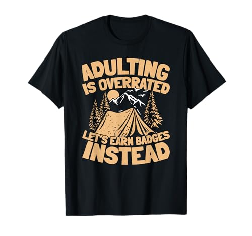 Scout Scouting - Tropa Camping Explorador Camiseta