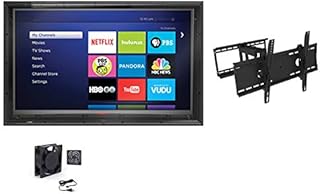 The TV Shield 52-55" Anti-Glare Outdoor TV Enclosure, Combo Pack (Full Motion Mount, and Fan), (2nd Generation), Fits 52-55" Television
