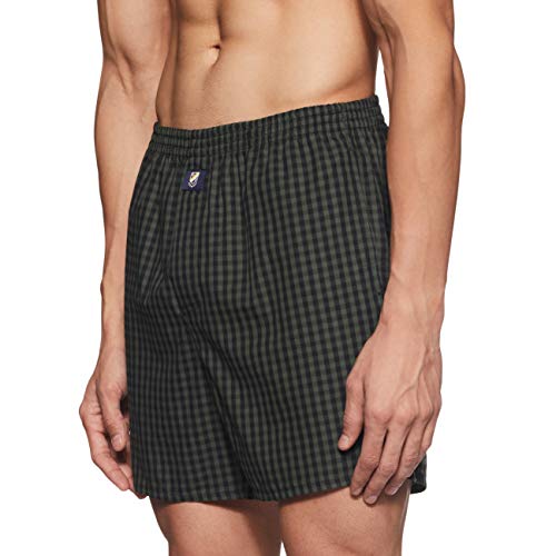 Image of Amazon Brand - House & Shields Men's Cotton Regular Boxer Shorts