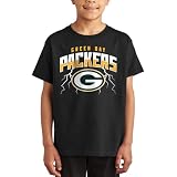 Junk Food NFL - Green Bay Packers Lightning Kids SS T-Shirt