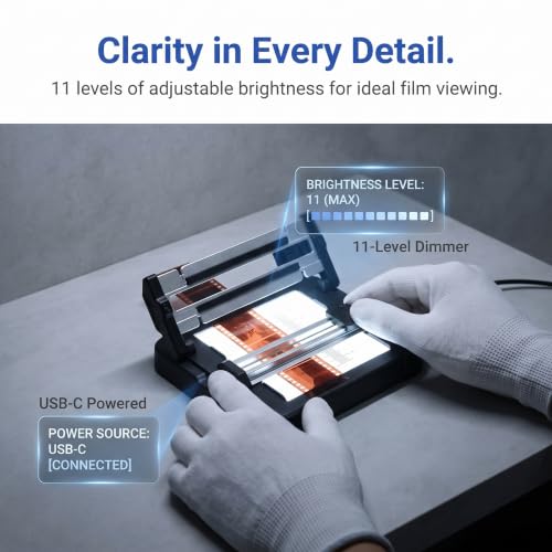 Cortador de diapositivas de precisión con panel LED de 11 niveles 8