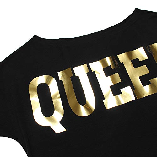 PESION Womens Off The Shoulder Tops Sexy Shiny Metallic Shirts Long Sleeves Fashion Graphic T-shirts Blouses2