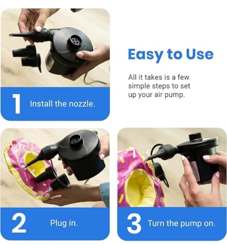 Image of High-Speed Compressed Air Duster, Cordless 51,000 RPM Electric Blower with 3-Speed Modes & LED Light, 6000mAh Rechargeable Air Pump Cleaner for Electronics (Mini AIR BLOWER-0002)