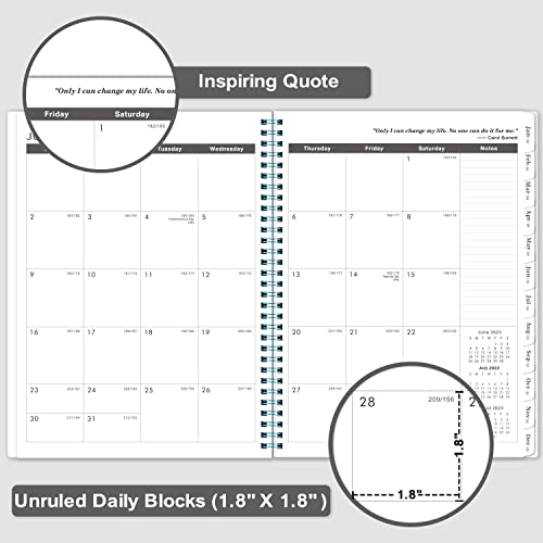 2023-2026 Monthly Planner/Calendar - 3 Year Monthly Planner 2023-2026, July 2023 - June 2026, 9'' X 11'', Monthly Planner With 36 Months Tabs, Two-Side Pocket, Holidays, Notes Pages, Perfect Organizer #TOP3