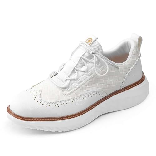 Image of Men's Casual Dress Oxfords Shoes Fashion Business Shoes Wide Feet Lace-up Shoes for Business Office Wedding