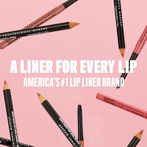 Image of NYX Professional Makeup Suede Matte Lip Liner, Velvety-Smooth, Long-Lasting Formula For A Defined Lip Makeup Look - Sweet Tooth (Pink)