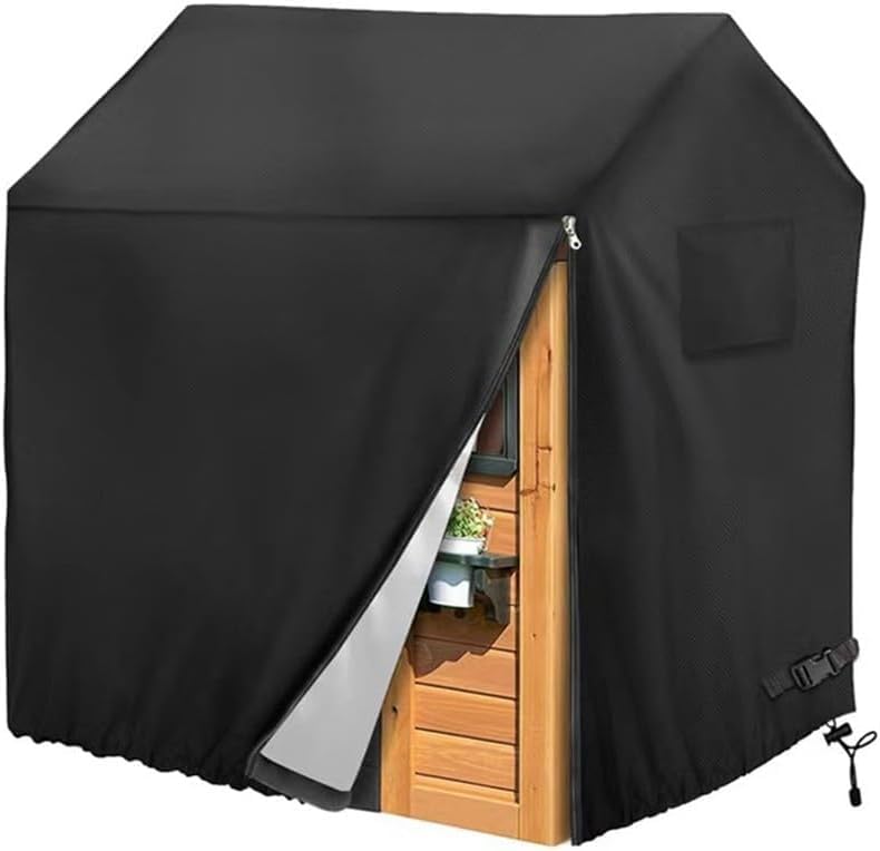 Daaxing 210D Oxford Cloth Outdoor Children's Playhouse Cover, For Children's Play House And Waterproof Sun Protection Protective Cover (145*145*160CM)