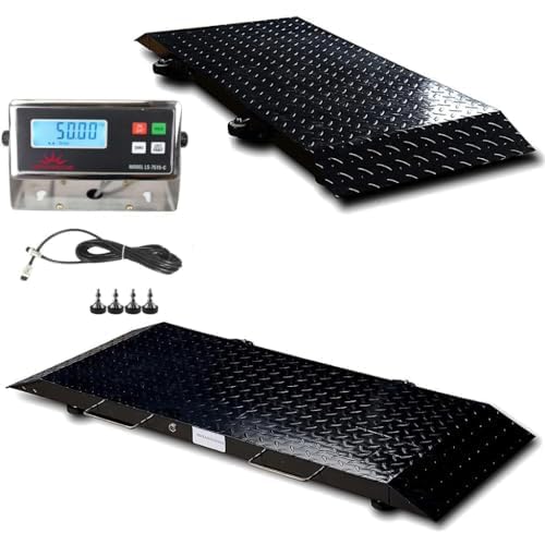 Liberty LS-920-2k Industrial Portable Floor Scale for Small Animal, Platform 50