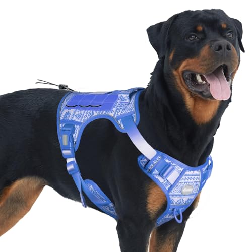 AUROTH Dog Harness for Large Dogs, No Pull Tactical Dog Vest Heavy Duty