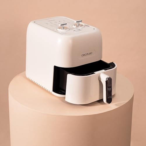 Cecotec AirFryer zonder olie van 5 L Cecofry Antique 5000. AirFryer. 1500 W, Digitaal, Retro-ontwerp, PerfectCook-technologie, 80-200ºC, Instelbare Tijd, Afneembare Onderdelen - Afbeelding 5