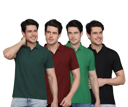 Image of INKKR Men's Polo Neck T-Shirt Combo
