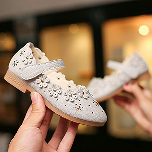 TangDao Toddler Girl Dress Shoes Mary Jane Ballerina Ballet Flats for Girls Flower Girl Little Kids Wedding Party School Uniform Shoes Princess Flat2