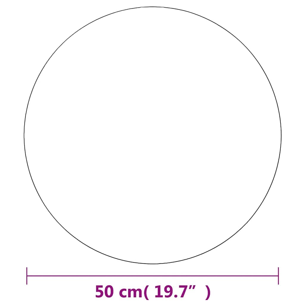 Specchio da parete, 2 pezzi, 50 cm, rotondo, in vetro, per
