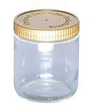 BIENEN SCHMIDT 60 x Neutrales Schraubglas 500g Imkerhonig Honnigglas mit goldenem Deckel ohne Etikett Honig Neutralglas (Deckel mit Prägung 