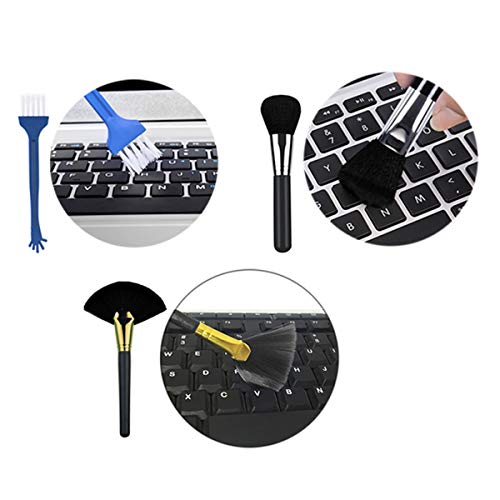 Sendida Car Cleaner Putty Detailing Brush - 2 Pack Auto Gel Interior Cleaner Putty Glue with Brushes Set for Cleaning PC Tablet Laptop Keyboards Car Vents Cleaner Slime Goop Detailer - Thumbnail 5