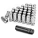9/16 Wheel Lug Nuts, KSP 32Pcs Chrome Closed End Lug Nuts 7 Spline 9/16-18 with 2 Socket Keys Fits Tuner 8 Lug Aftermarket Wheels