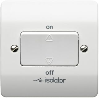 MK K4859WHI 3-Pole Fan Isolator with No Lock and Key