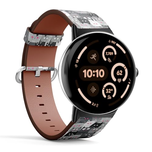 Bracelet Pixel Watch 3 chats mignons pour vos sorties détente