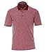 Produktbild CASAMODA Herren Polo Shirt Brusttasche Farbe Bordeaux Meliert Größe M