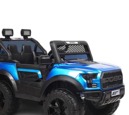 Image of Battery Operated 4x4 Big Size Jeep 12V Battery Jeep Battery Operated Ride On - Blue
