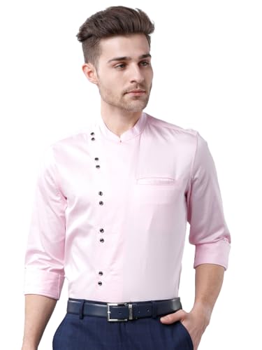 Image of Highlander Men's Solid Slim Fit HLSH012188