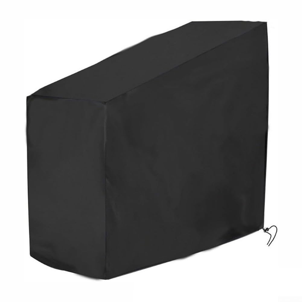 Housse d'extérieur en tissu Oxford pour vélo droit, imperméable et protection UV, ajustement sécurisé avec corde coupe-vent réglable (600D)