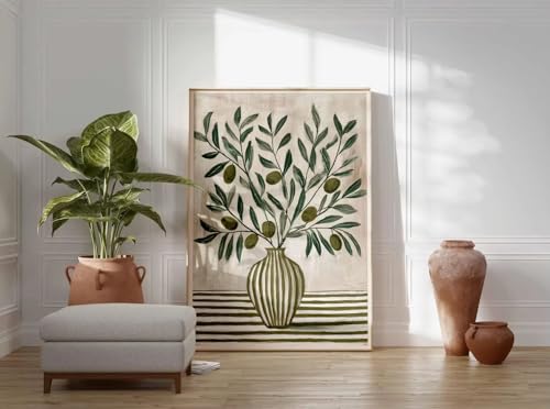 Affiche de fruits vert herbe décoration murale cuisine ferme 21x30cm