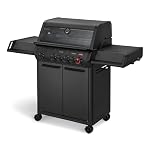 Enders – Enders® Gasgrill MONROE PRO 4 SIKR TURBO SHADOW, 4-Edelstahl