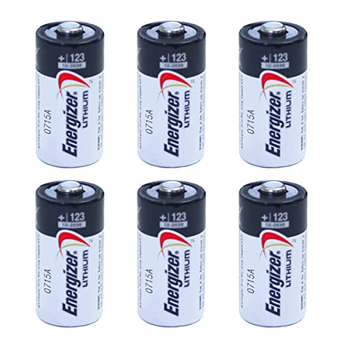 カメラ用リチウム電池 CR-123A 1200mAh 非充電式 6本 (6個パック)