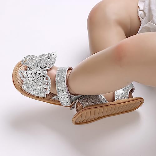 Summer Children Infant Toddler Shoes Girls Sandals Flat Bottom Open Toe Hollow Bow Solid Color Hook Boys Beach Sandals4