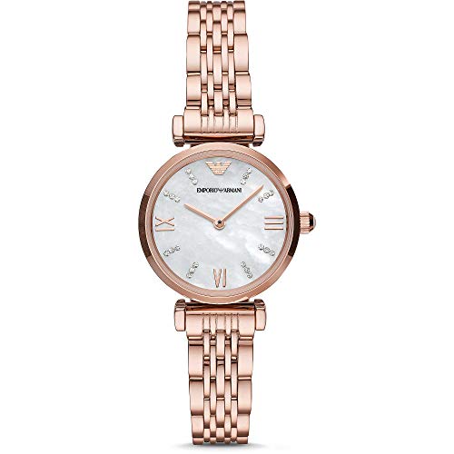 Emporio Armani Women's Gold Casual Wrist Watch, AR11316, 28mm