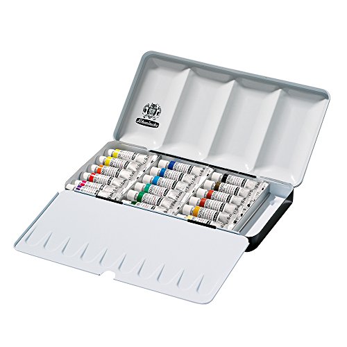 Schmincke Horadam Aquarell 74118097 - Juego de tubos de pintura (5 ml, 18 colores)