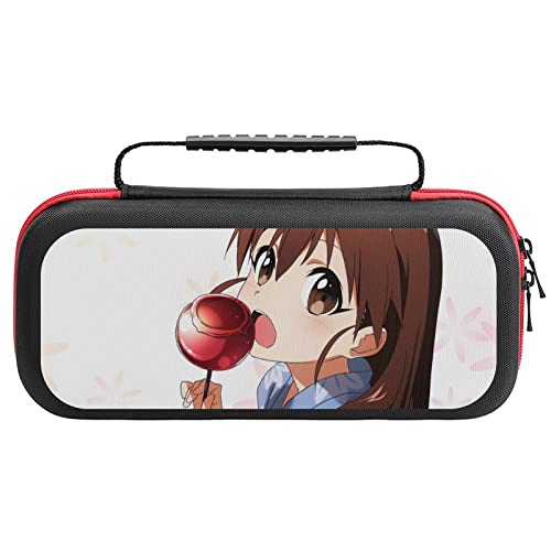 Switch ケース WORKING 種島ぽぷら 薄型 スイッチ ケース 可愛い スイッチ専用ケース 大容量 Switchカバー Switch専用キャリーケース 持ち手付き スイッチポーチ 耐衝撃 収納バッグ スイッチカバー Joy-Con 収納ケース 2